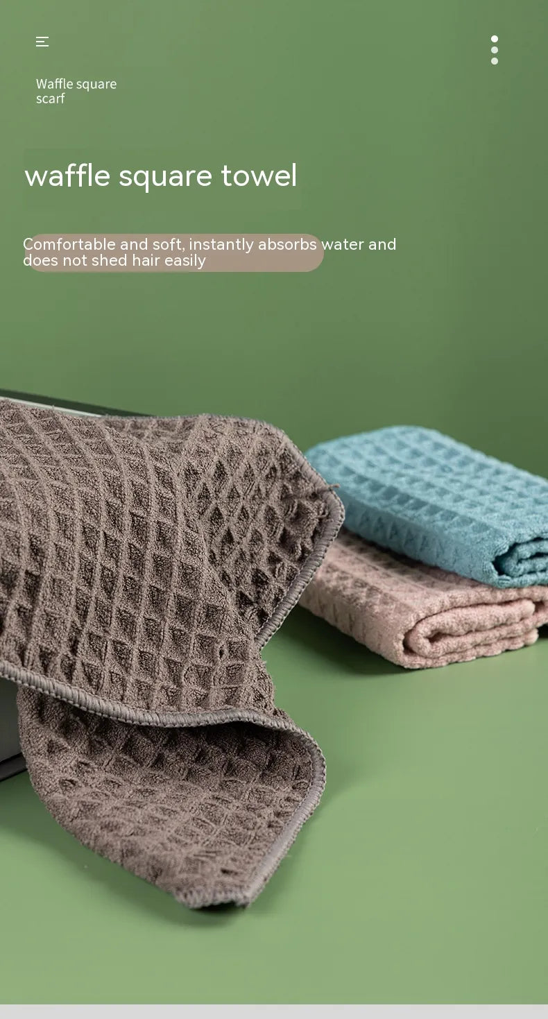 Microfiber Skin-friendly waffle multi-purpose towel